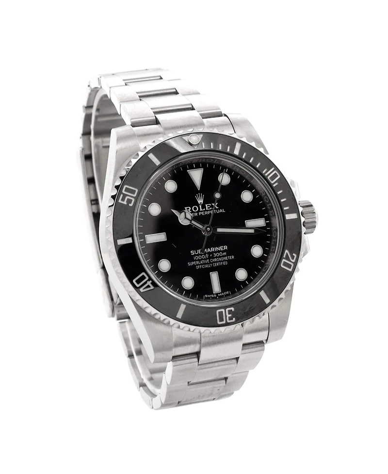 Pre-Owned Rolex Oyster Perpetual Submariner Automatic Watch in Stainless Steel and Cerachrom 40mm