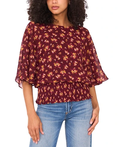 Sam & Jess Women's Smocked Waist Top