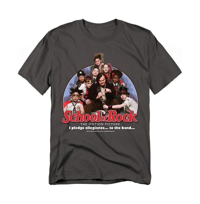 Logovision Men's School Of Rock I Pledge Allegiance T-Shirt