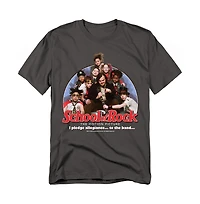 Logovision Men's School Of Rock I Pledge Allegiance T-Shirt