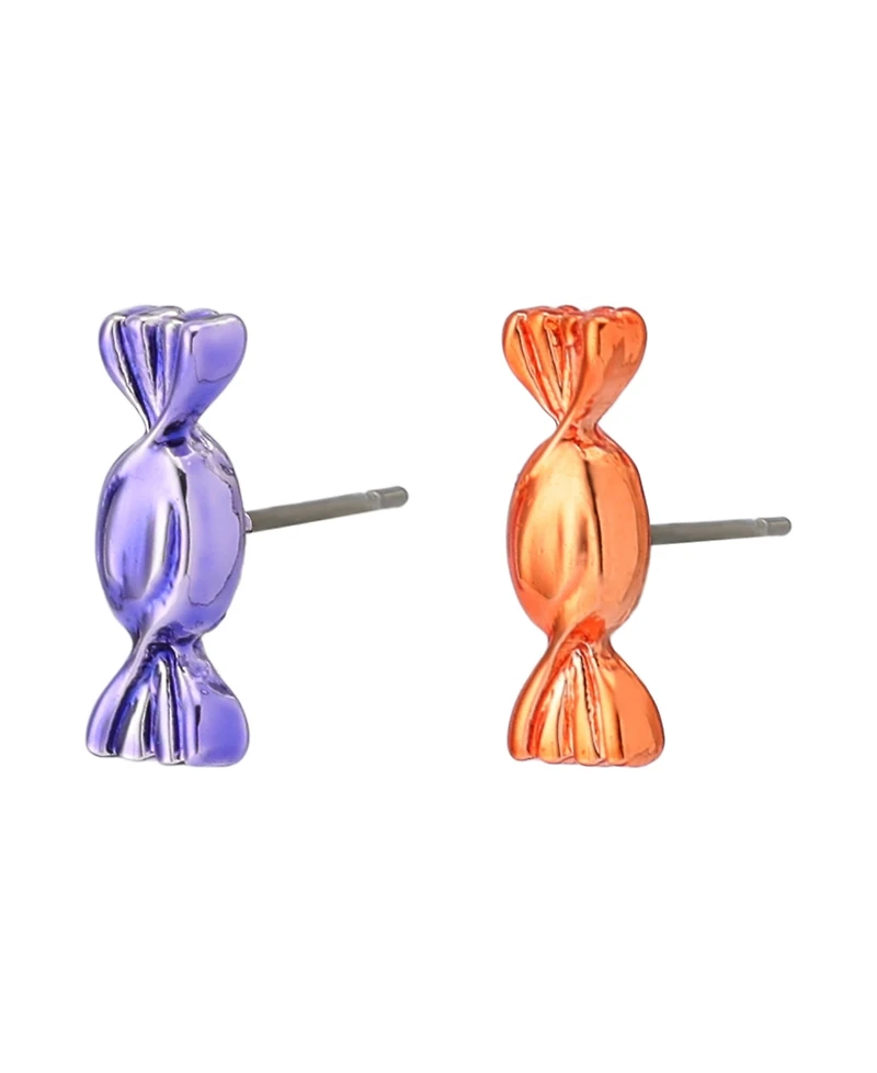 Betsey Johnson Multi-Colored Candy Mismatch Stud Earrings