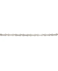 Betsey Johnson Faux Stone Pave Bones Link Bracelet