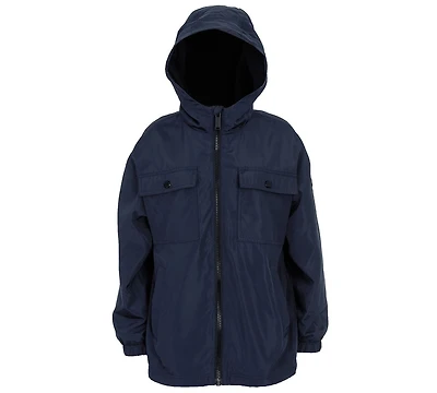 Michael Kors Big Boys Fleece Lined Zipper Rain Jacket