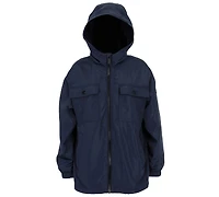 Michael Kors Big Boys Fleece Lined Zipper Rain Jacket