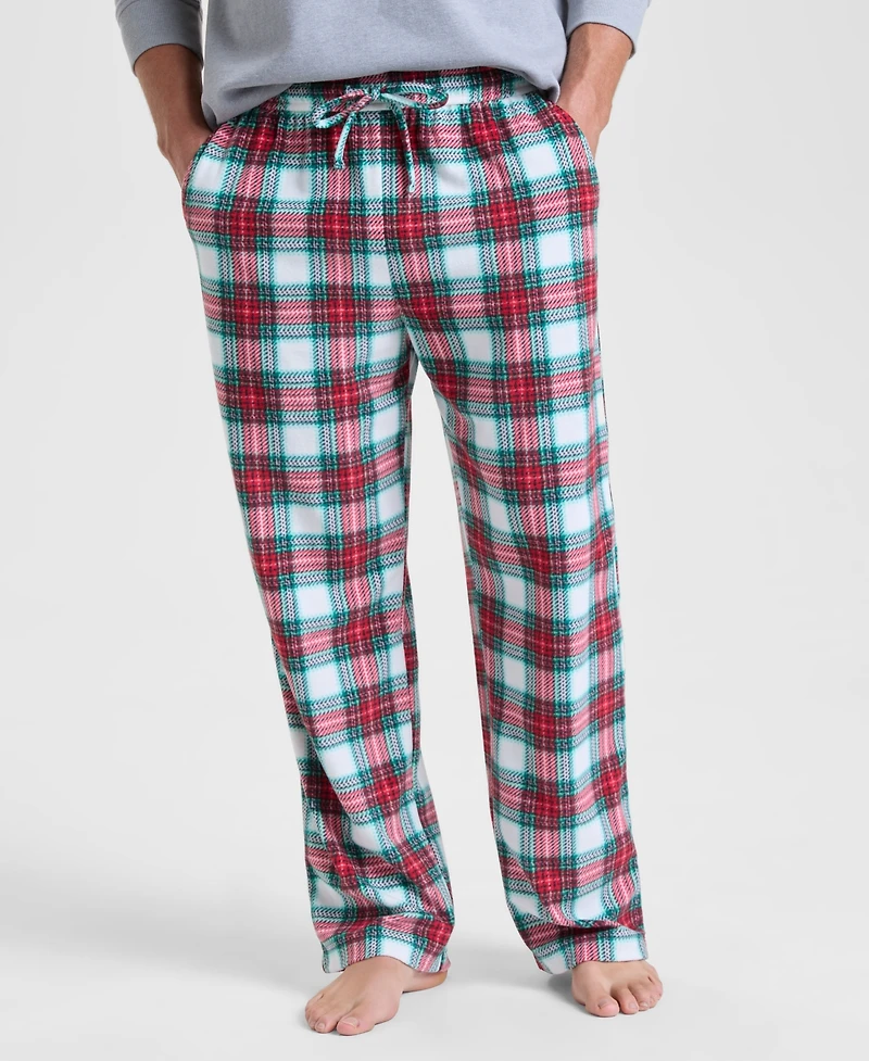 Holiday Lane Men's Merry Plaid Pajama Pants, Macy's Exclusive