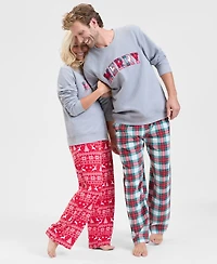 Holiday Lane Men's Merry Plaid Applique Sweatshirt, Macy's Exclusive
