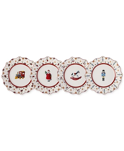 Villeroy & Boch 2025 Toy's Delight Anniversary Plates, Set of 4