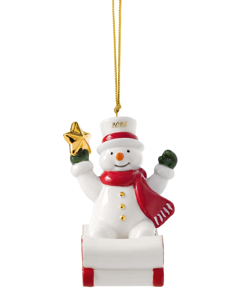 Villeroy & Boch 2025 Christmas Classics Annual Snowman Ornament