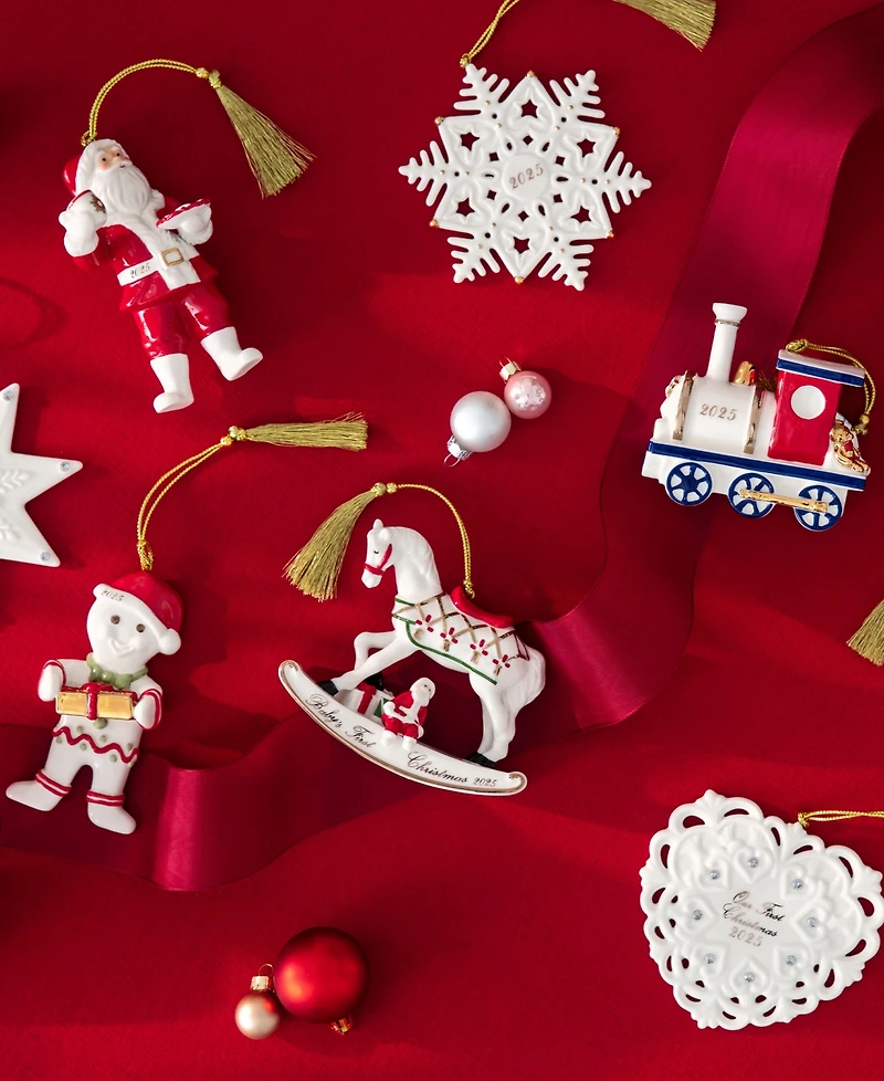 Villeroy & Boch 2025 Christmas Classics Annual Rocking Horse Ornament