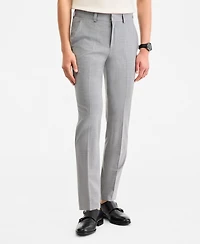 Hugo by Boss Men's Modern-Fit Dark Gray Suit Separates Pant