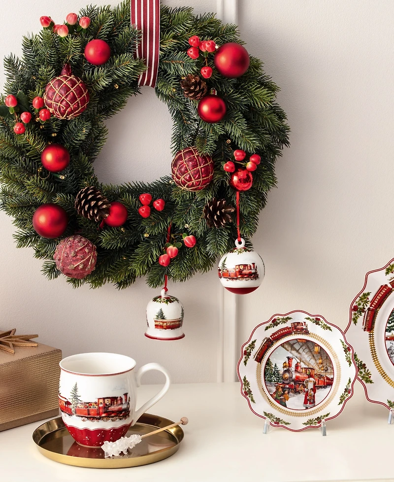 Villeroy & Boch 2025 Annual Bell Ornament, 15th Anniversary Edition