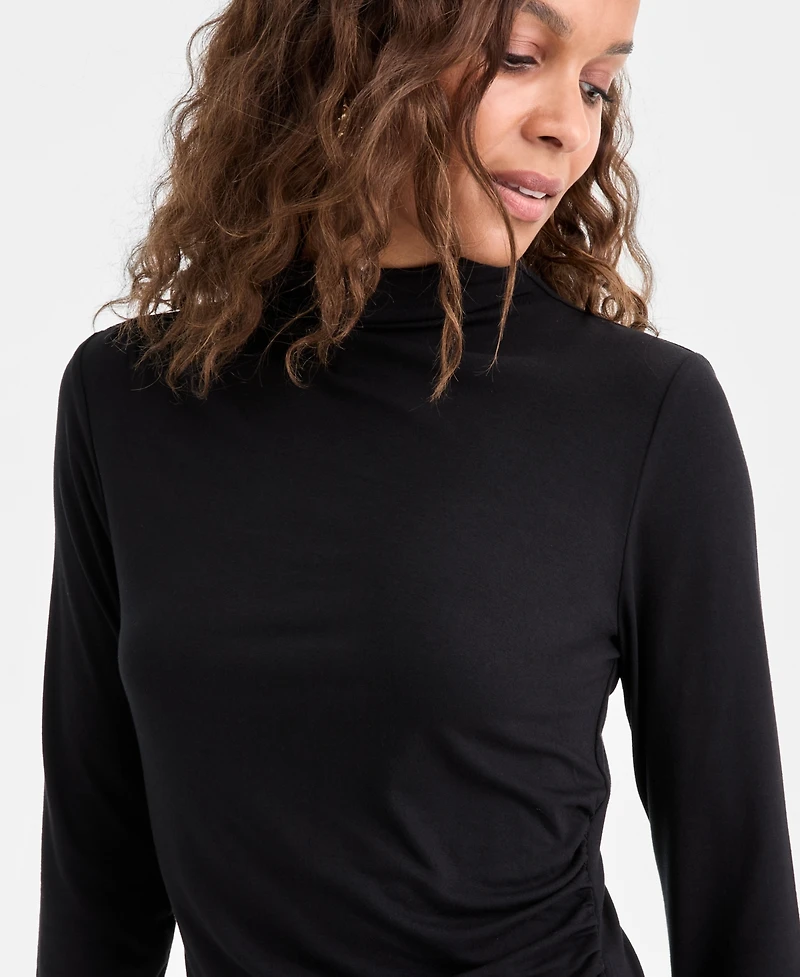 I.n.c. International Concepts Petite Mock-Neck Top, Macy's Exclusive