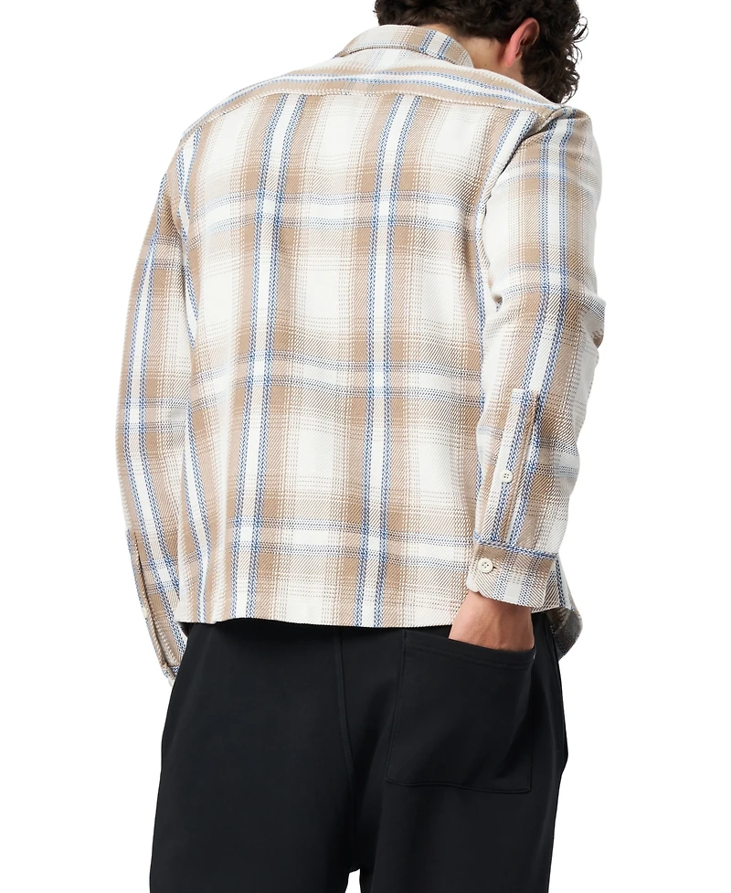 Buffalo David Bitton Men's Samme Regular Fit Plaid Pattern Shirt
