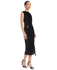 Maggy London Women's Gathering Detail Midi Dress