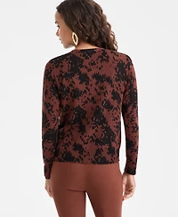 I.n.c. International Concepts Petite Printed Cardigan, Macy's Exclusive