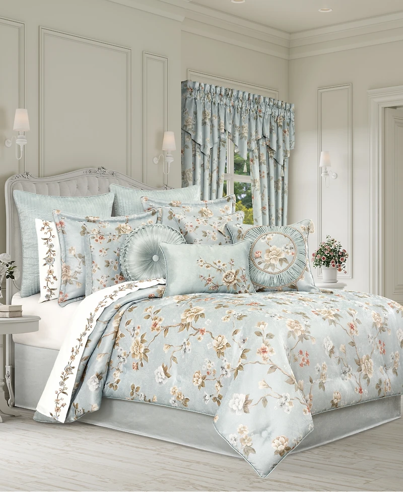 J Queen New York Prestige Floral 4-Pc. Comforter Set
