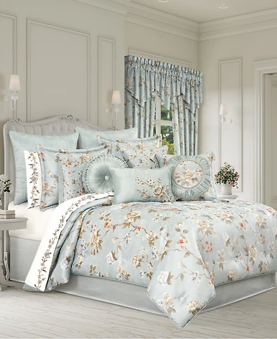 J Queen New York Prestige Floral 4-Pc. Comforter Set, Queen