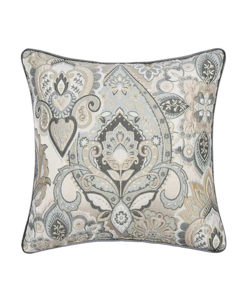 J Queen New York Annabelle Damask Decorative Pillow, 20" x 20"