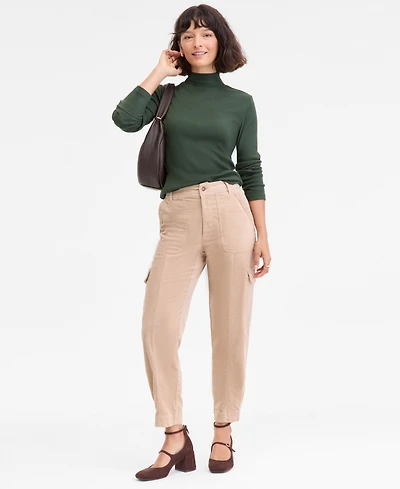 On 34th Women's Corduroy Cargo Pants, Macy's Exclusive