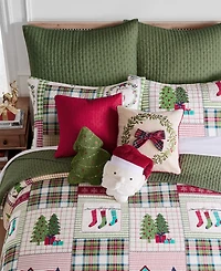 Levtex Home for Christmas Festive Plaid 3-Pc. Quilt Set, King