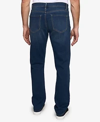 Lazer Men's Straight Fit 5-Pocket Knit Jeans