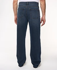 Lazer Men's Loose Fit 5-Pocket Denim Jeans