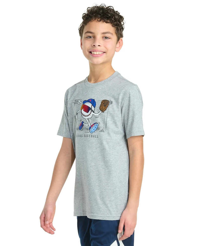 adidas Big Boys Short Sleeve Stunner Outfield T-Shirt