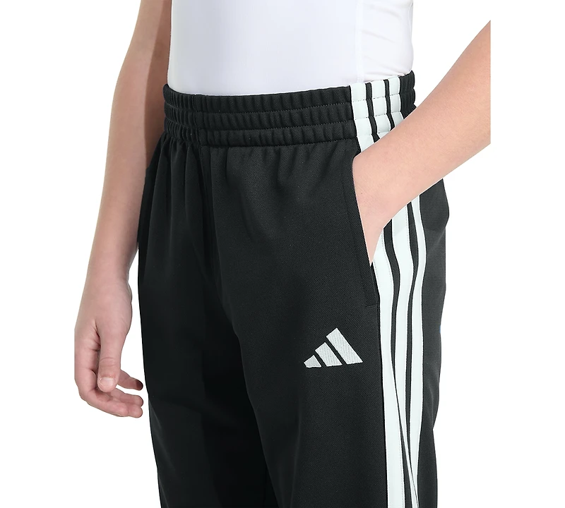 adidas Big Boys Elastic Waistband Tapered Pants