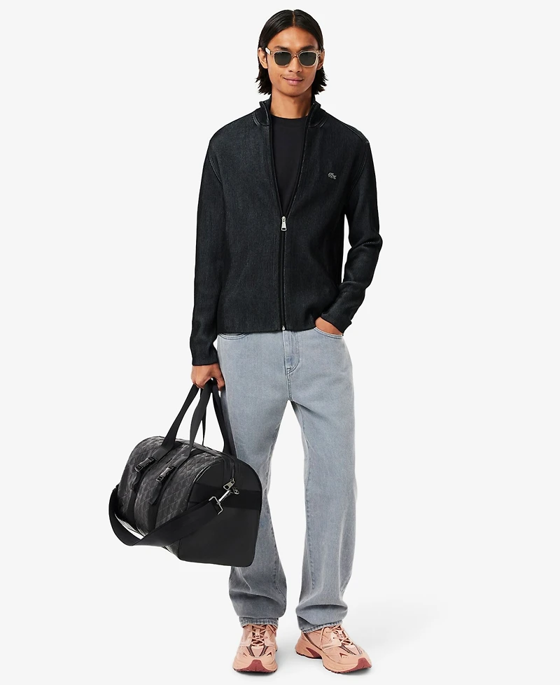 Lacoste Men's Classic Fit Short Sleeve Crewneck Logo T-Shirt