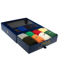 Polo Ralph Lauren Men's 12-Pack Rib Crew Socks Gift Box