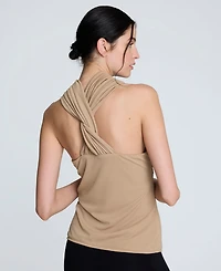Kenneth Cole Women's Criss Cross Halter Top