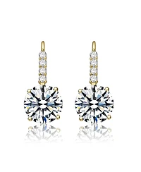 Classic Elegant Basket-Set Drop Leaver Back Earrings