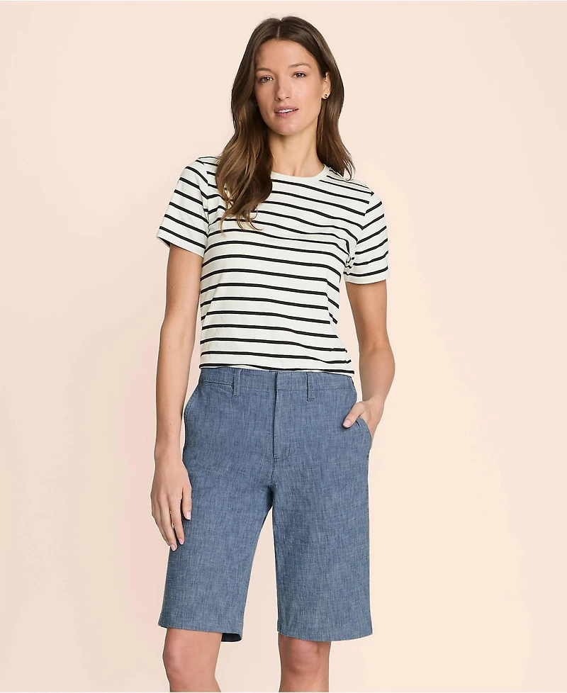 Lands' End Women's Classic 12" Chambray Shorts