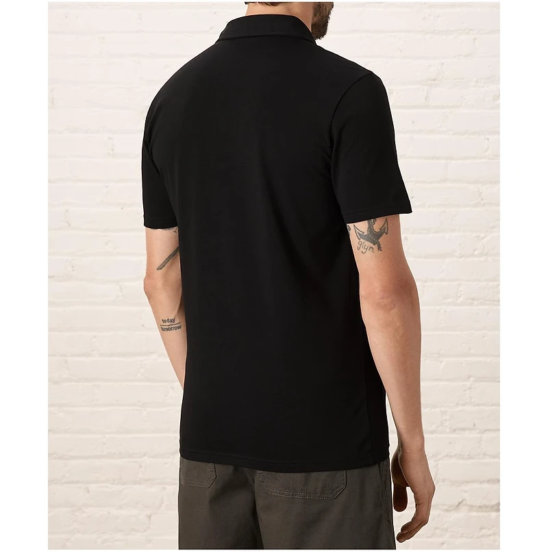 Pact Men's Organic Cotton Luxe Stretch Jersey Slim Long Sleeve Tee