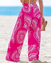 Cupshe Women's Sun Flares Abstract Pants