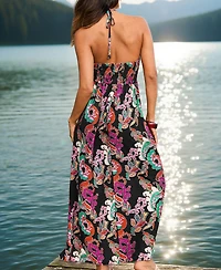 Cupshe Women's Make Me Smile Paisley Maxi Beach Dress
