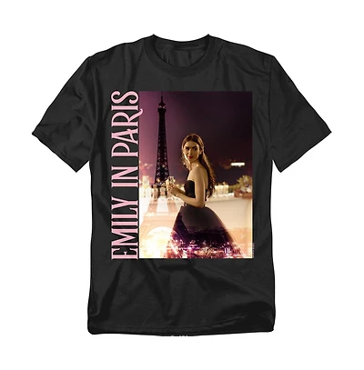 Logovision Men's Emily Paris And City T-Shirt