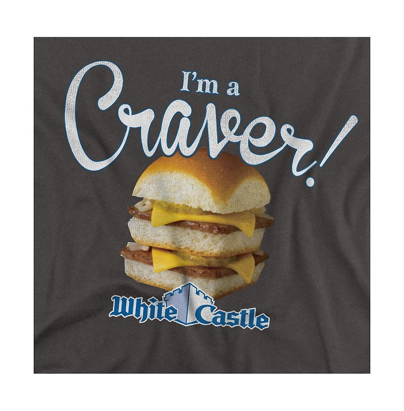 Logovision Men's White Castle Craver T-Shirt