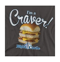 Logovision Men's White Castle Craver T-Shirt