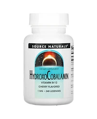 Source Naturals HydroxoCobalamin Vitamin B-12 Cherry 1 mg