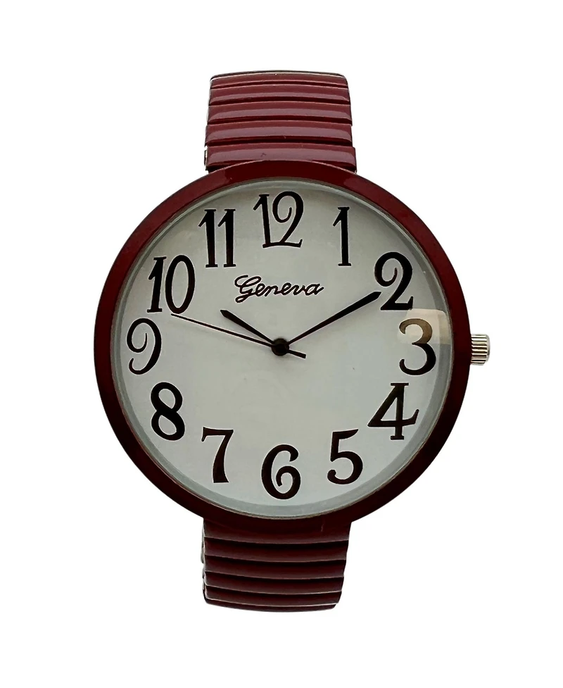 Olivia Pratt Brown Big Face Fun Colors Women Watch