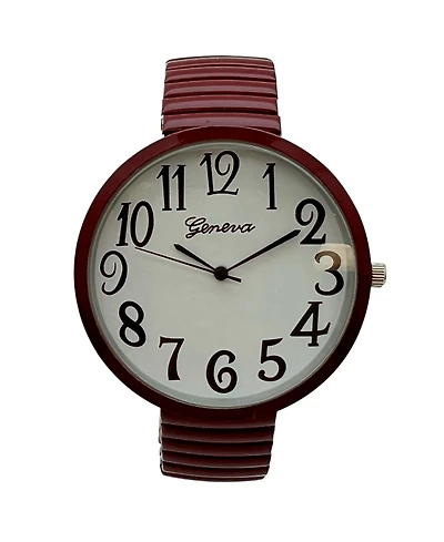 Olivia Pratt Brown Big Face Fun Colors Women Watch