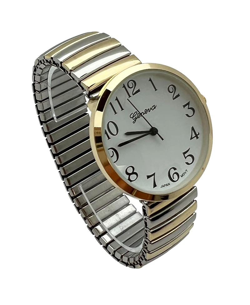 Two Tone Stretch Small Face Everyday Classic Women Watch