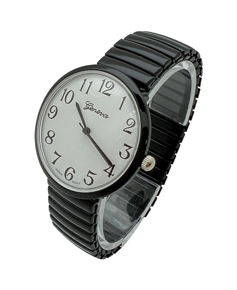 Olivia Pratt Black Stretch Small Face Everyday Classic Women Watch