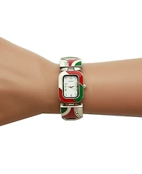 Olivia Pratt Christmas Colors Women Watch Bracelet