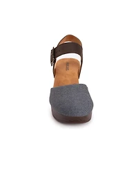 Muk Luks Women's Merritt Closed Toe Quarter Strap Shoe