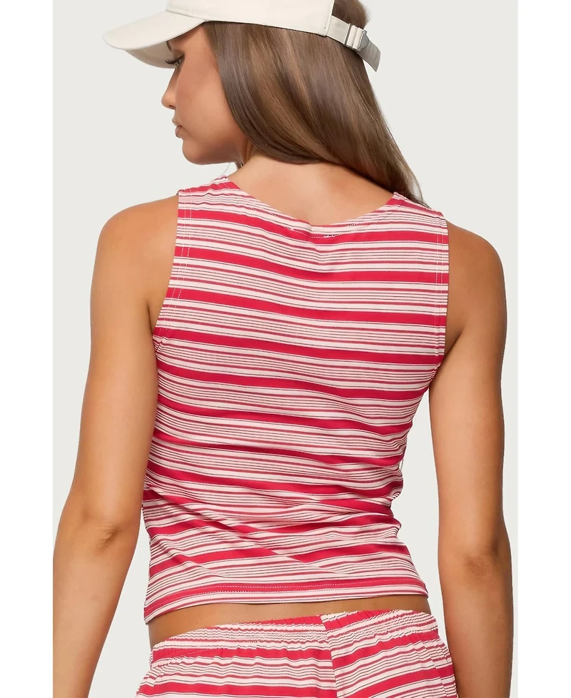 Edikted Women's Glennon Striped Top