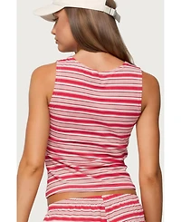 Edikted Women's Glennon Striped Top