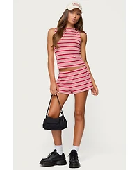 Edikted Women's Glennon Striped Shorts