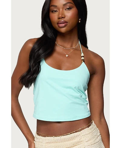 Edikted Women's Radley Bead Halter Top